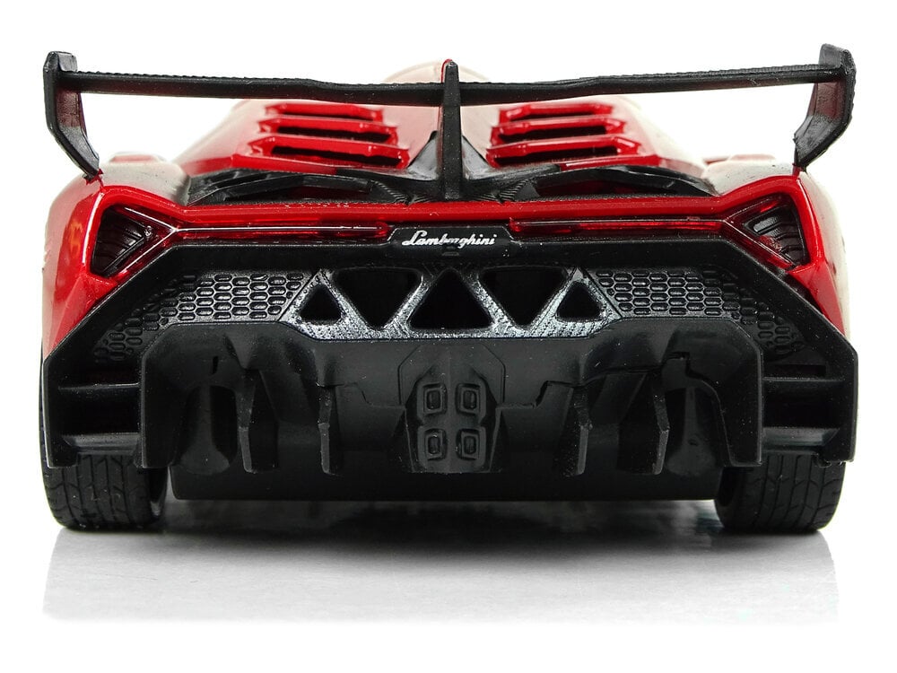 Raadio teel juhitav Lamborghini Veneno 1:24 punane, puldiga цена и информация | Poiste mänguasjad | kaup24.ee