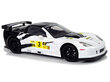 Raadio teel juhitav sportauto Corvette C6.R 1:18 valge hind ja info | Poiste mänguasjad | kaup24.ee