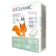 Одноразовые пеленки для младенцев Cleanic Baby eco, 5 шт. цена и информация | Пеленальные доски и пеленки | kaup24.ee