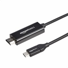 Кабель USB C — HDMI ‎ Чёрный 30 Hz (1,8 м) (Пересмотрено A+) цена и информация | Дополнительные принадлежности | kaup24.ee