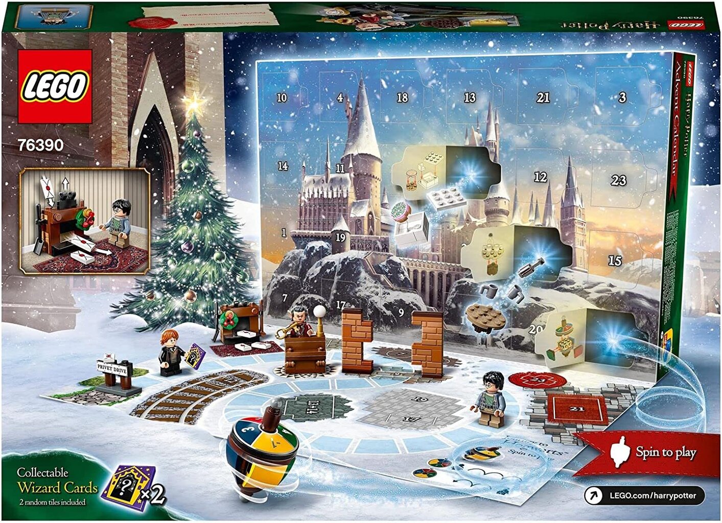Advendikalender Lego Harry Potter цена и информация | Klotsid ja konstruktorid | kaup24.ee
