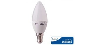 5.5W LED pirn V-TAC, küünlakujuline, E14, 6400K (külm valge) LED SAMSUNG diood hind ja info | Lambipirnid, lambid | kaup24.ee