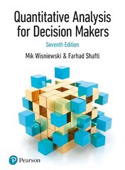 Quantitative Analysis for Decision Makers 7th edition цена и информация | Книги по экономике | kaup24.ee