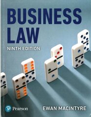 Business Law 9th edition цена и информация | Книги по экономике | kaup24.ee