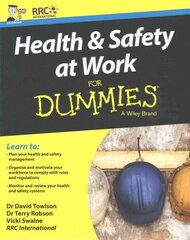 Health & Safety at Work For Dummies UK Edition hind ja info | Majandusalased raamatud | kaup24.ee
