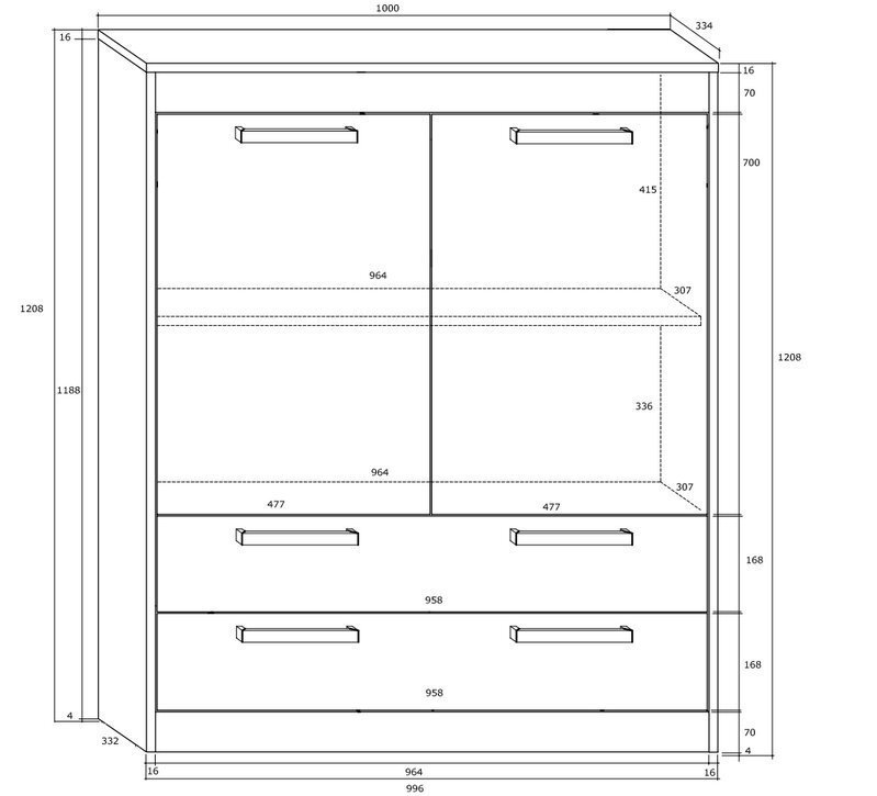 Riiul Maximus N2D2S, pruun hind ja info | Riiulid | kaup24.ee