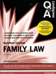 Law Express Question and Answer: Family Law 2nd edition hind ja info | Majandusalased raamatud | kaup24.ee