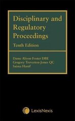Disciplinary and Regulatory Proceedings 10th edition цена и информация | Книги по экономике | kaup24.ee