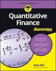 Quantitative Finance For Dummies цена и информация | Книги по экономике | kaup24.ee