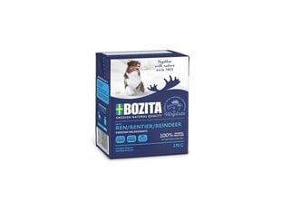 Koerakonserv Bozita põhjapõdratükid (reindeer) tarretises, 6 x 370 g(64263) цена и информация | Консервы для собак | kaup24.ee