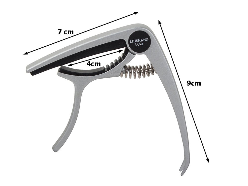 Metallist capo klassikalisele kitarrile + vali hind ja info | Muusikariistade tarvikud | kaup24.ee
