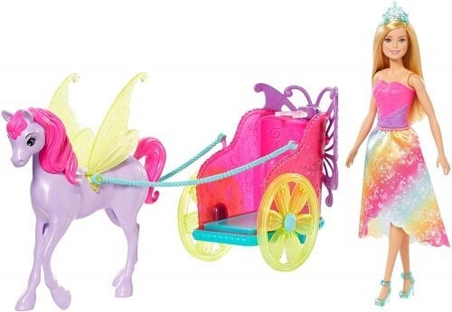 Barbie Mattel Dreamtopia Princess Doll Pegasus & Carriage hind ja info | Tüdrukute mänguasjad | kaup24.ee