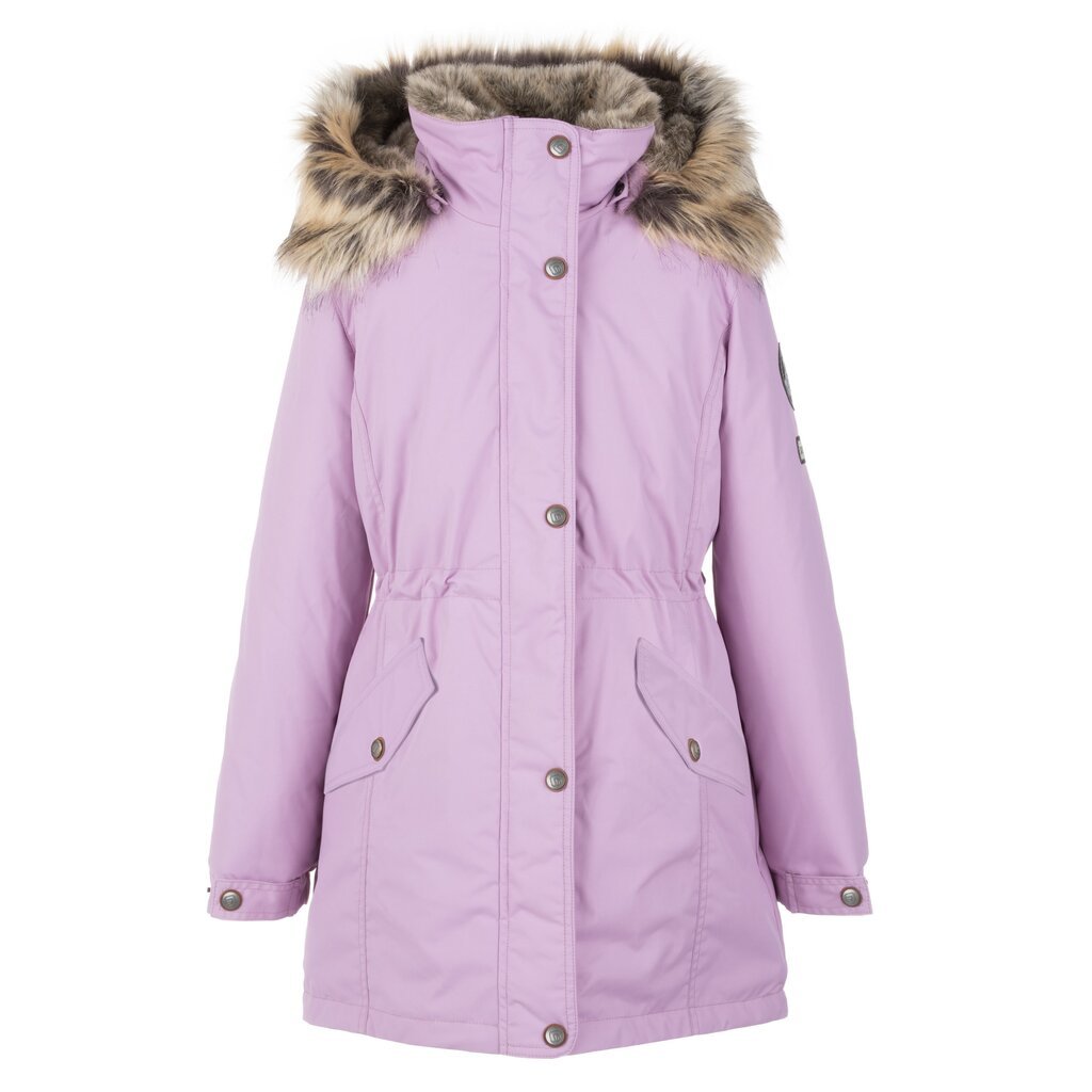 Lenne laste talveparka 250g Edina 21671*122, vanaroosa 4741578837075 hind ja info | Tüdrukute joped ja mantlid | kaup24.ee