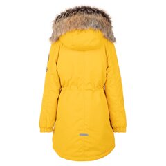 Lenne laste talveparka 250g Edina 21671*108, kollane 4741578837235 hind ja info | Tüdrukute joped ja mantlid | kaup24.ee