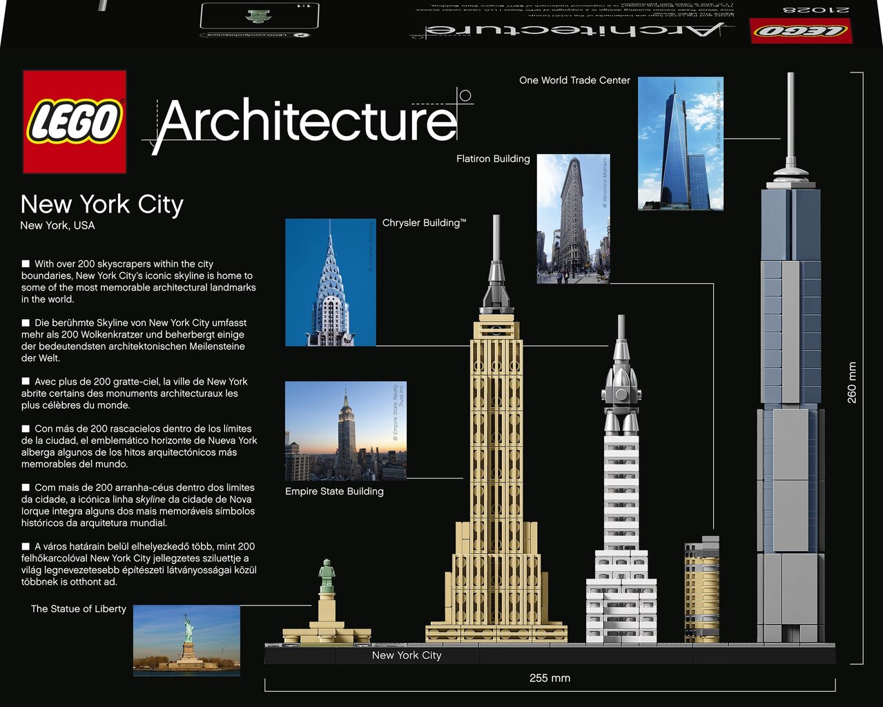 21028 LEGO® Architecture New York цена и информация | Klotsid ja konstruktorid | kaup24.ee