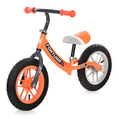 Балансировочный велосипед Lorelli Fortuna Air Glowing Rims Grey&Orange цена и информация | Детский трехколесный велосипед - коляска с удобной ручкой управления для родителей Riff F95941 2в1, фиолетовый | kaup24.ee