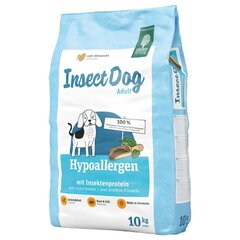 Koerte kuivtoit Green Dog sensitive, putukavalgu-ja riisiga, 10 kg hind ja info | Kuivtoit koertele | kaup24.ee