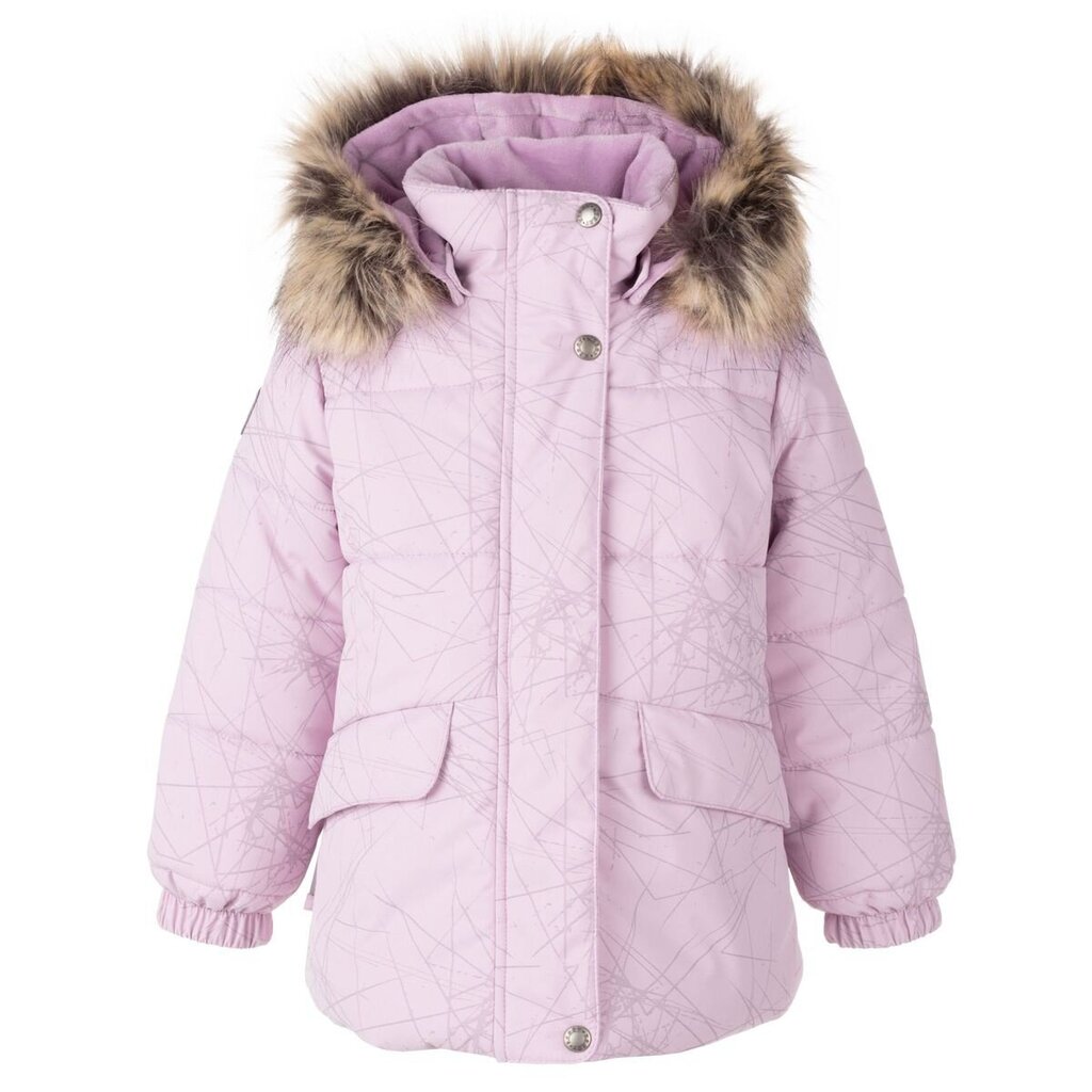 Lenne laste parka 330g Eliza 22329*1211, roosa 4741593131752 hind ja info | Tüdrukute joped ja mantlid | kaup24.ee