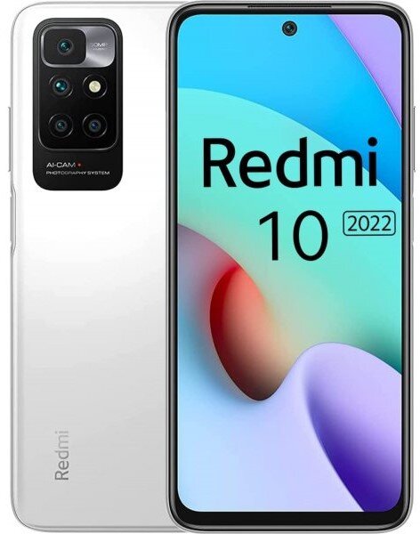 Xiaomi Redmi 10 4G 4/128GB MZB0A6QEU White цена и информация | Telefonid | kaup24.ee