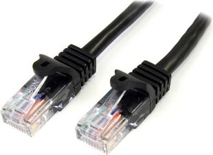 Startech 45PAT1MBK, RJ-45, 1 m hind ja info | Kaablid ja juhtmed | kaup24.ee