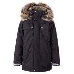 Lenne laste parka 250g Jakko 22368*042, must 4741593145056 hind ja info | Poiste joped | kaup24.ee