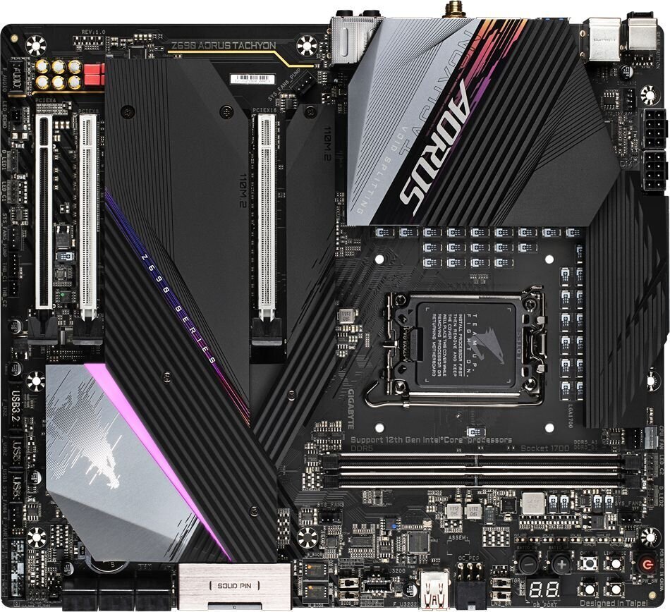 Gigabyte Z690 AORUS TACHYON 1700 ATX 4XDDR5 цена и информация | Emaplaadid | kaup24.ee