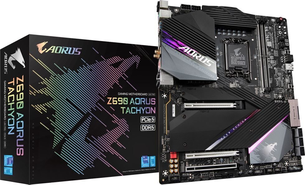 Gigabyte Z690 AORUS TACHYON 1700 ATX 4XDDR5 hind ja info | Emaplaadid | kaup24.ee