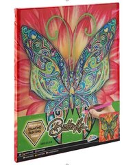 Teemantmosaiik Grafix Butterfly, 30 x 30 cm hind ja info | Teemantmaalid, teemanttikandid | kaup24.ee