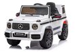 Kahekohaline laste elektriauto Mercedes G63 AMG, valge hind ja info | Laste elektriautod | kaup24.ee