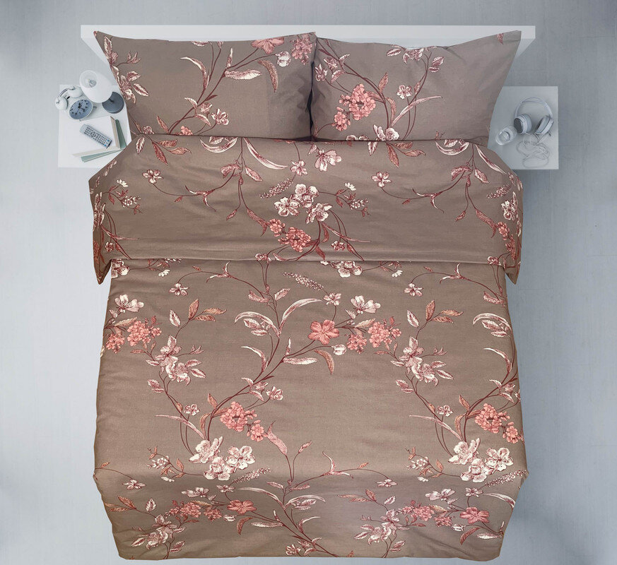 Puuvillane voodipesukomplekt 240x210 cm, 3-osaline hind ja info | Voodipesukomplektid | kaup24.ee