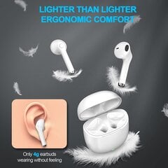 Bluetooth kõrvaklapid Yobola T9, valge hind ja info | Kõrvaklapid | kaup24.ee