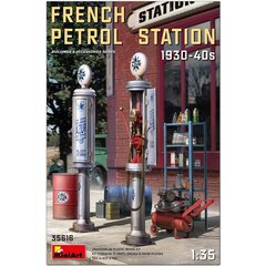 Liimitav mudel MiniArt 35616 French Petrol Station 1930-40S 1/35 hind ja info | Liimitavad mudelid | kaup24.ee