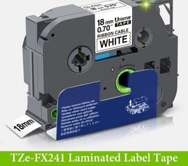 Тонер Dore совместимый - Brother TZe-FX241 TZeFX241 Label Tape  цена и информация | Аксессуары для принтера | kaup24.ee