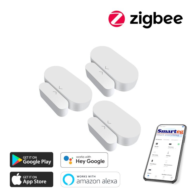 Ukse ja akna andur (Zigbee) hind ja info | Andurid, sensorid | kaup24.ee