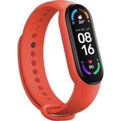 Käevõru Xiaomi Mi Band 5/6, punane цена и информация | Аксессуары для смарт-часов и браслетов | kaup24.ee