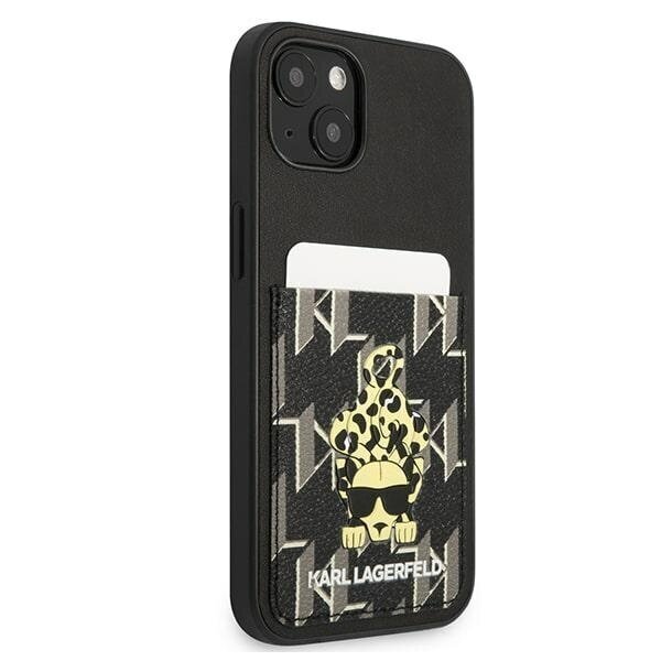 KARL LAGERFELD Karlimals Cardslot - iPhone 13, must hind ja info | Telefoni kaaned, ümbrised | kaup24.ee