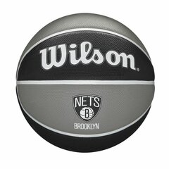 Баскетбольный мяч Wilson NBA Team Brooklyn Nets Ball WTB1300XBBRO цена и информация | Баскетбольные мячи | kaup24.ee
