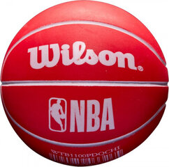 Баскетбольный мяч Wilson NBA Dribbler Chicago Bulls Mini Ball WTB1100PDQCHI цена и информация | Баскетбольные мячи | kaup24.ee