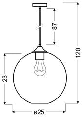 Rippvalgusti Candellux 31-29546 hind ja info | Rippvalgustid | kaup24.ee