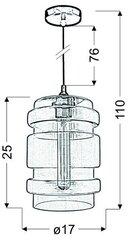 Rippvalgusti Candellux 31-36674 hind ja info | Rippvalgustid | kaup24.ee