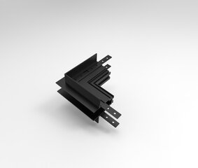 Рейка R20-2 настенное угловое соединение OUT, черная цена и информация | Трековые светильники и шинопроводы | kaup24.ee