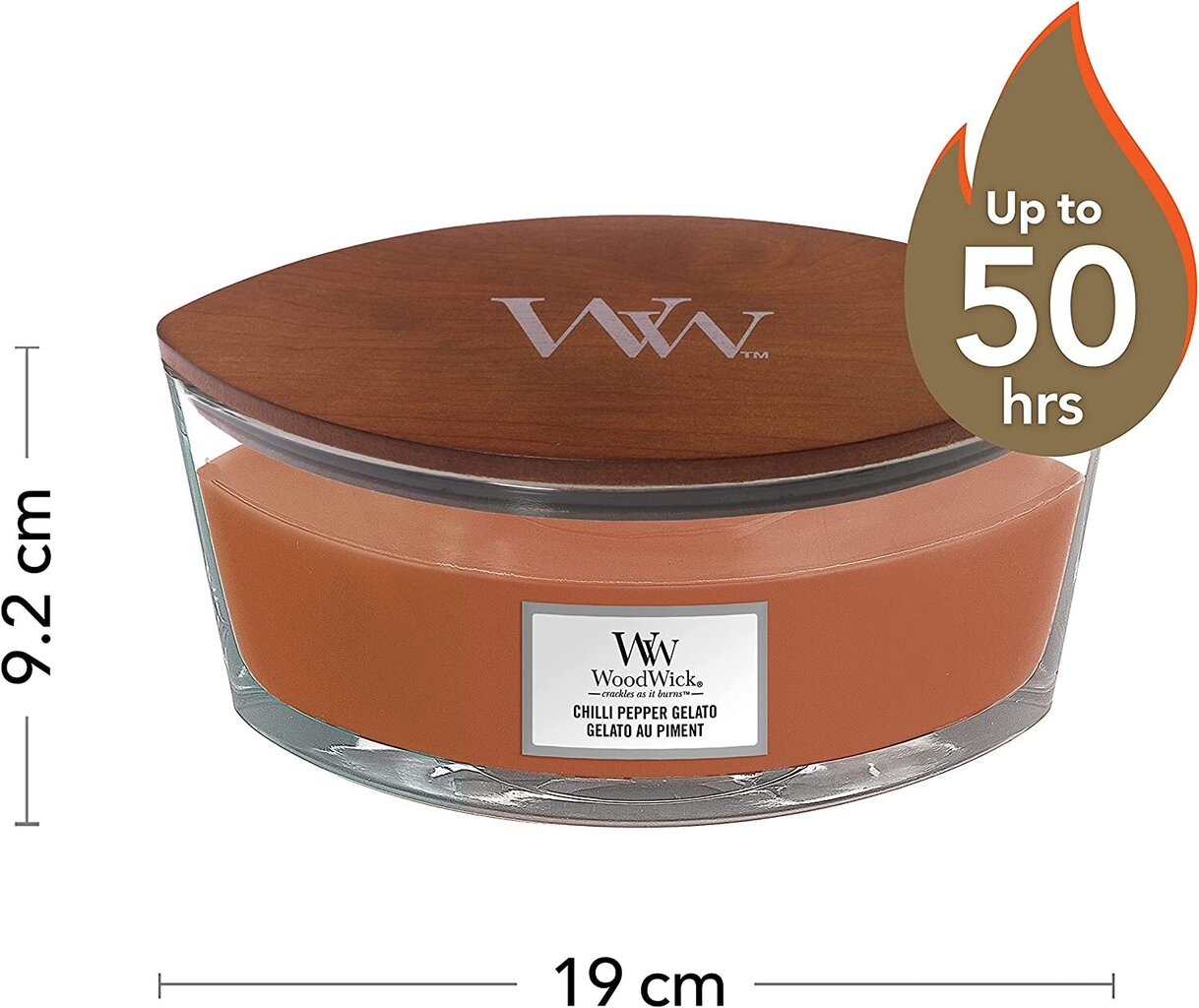 WoodWick lõhnaküünal Chilli Pepper Gelato, 453,6 g hind ja info | Küünlad, küünlajalad | kaup24.ee