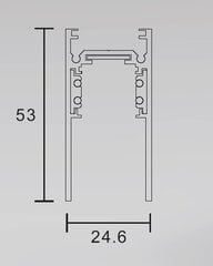 Magnetsiin/ vedrustus valge S20 2000mm hind ja info | Siinivalgustid ja siinid | kaup24.ee