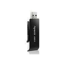 "apacer usb flash drive, usb 3.0, 64 gb, ah350, must, ap64gah350b-1, usb a, teleskoopühendusega hind ja info | Mälupulgad | kaup24.ee