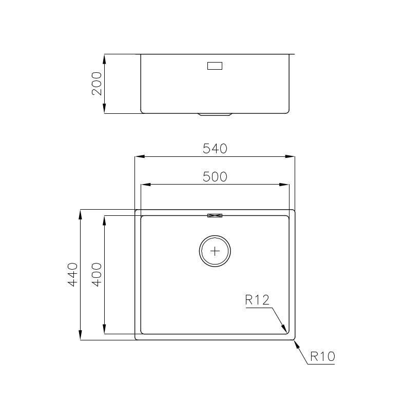 Foster valamu R12 Bowl Fluch Mount hind ja info | Köögivalamud | kaup24.ee