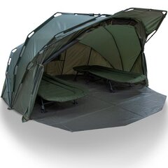 NGT XL Fortress 2 man Bivvy 300 x 340 x 160cm,  Большая двухместная палатка цена и информация | Палатки | kaup24.ee