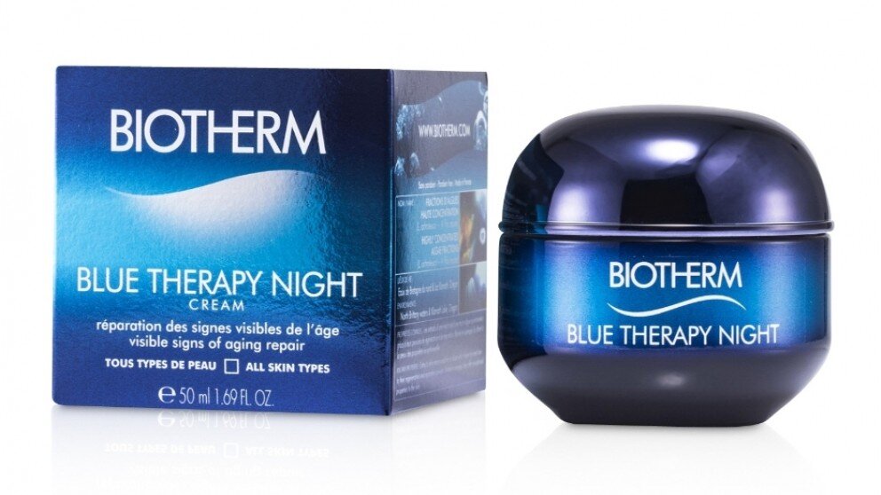 Noorendav öökreem Biotherm Blue Therapy 50 ml цена и информация | Näokreemid | kaup24.ee