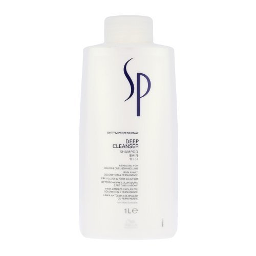 Sügavpuhastav šampoon Wella SP Deep Cleanser Shampoo, 1000 ml цена и информация | Šampoonid | kaup24.ee