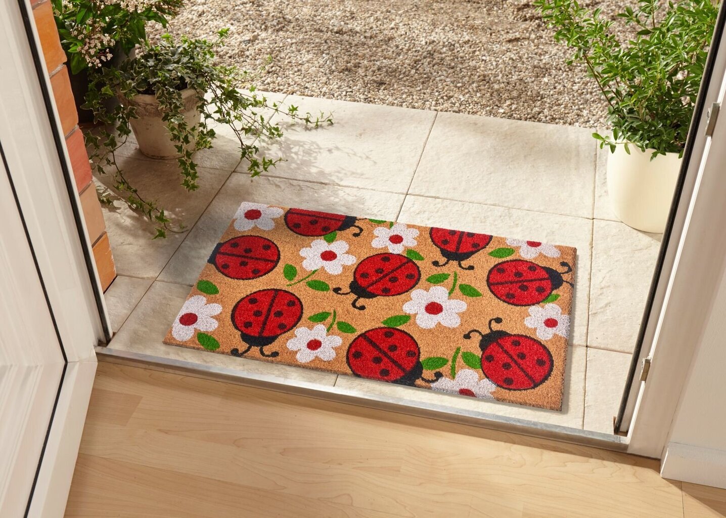 Hanse Home uksematt Lady Beetle 45x75 cm hind ja info | Uksematid | kaup24.ee