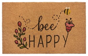 Hanse Home uksematt Bee Happy 45x75 cm hind ja info | Uksematid | kaup24.ee